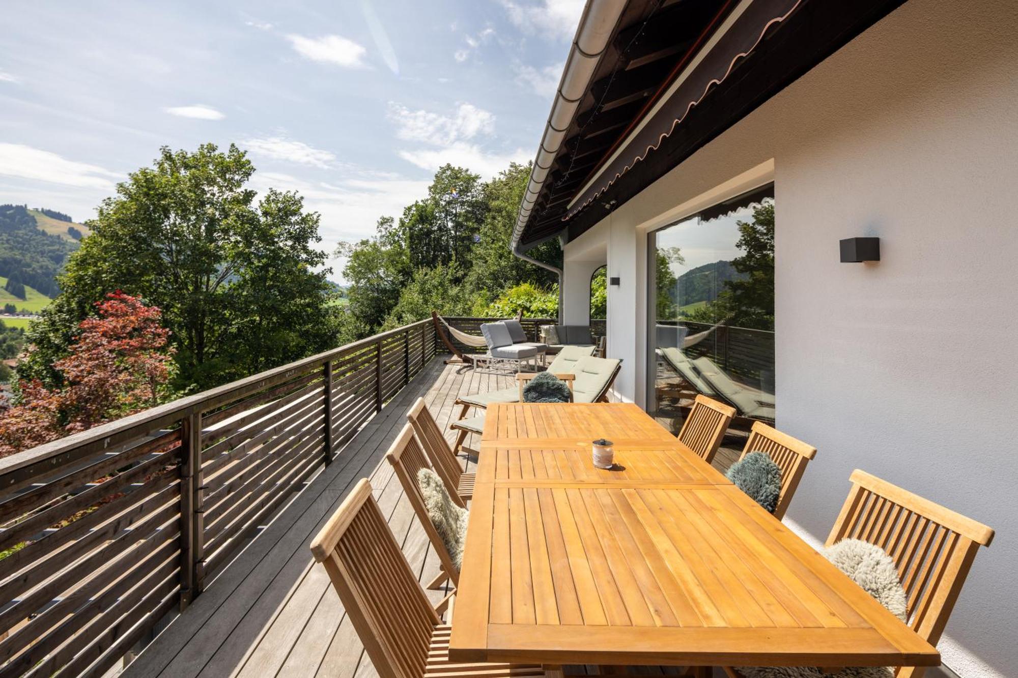 Villa Wald Lounge Oberstaufen Esterno foto